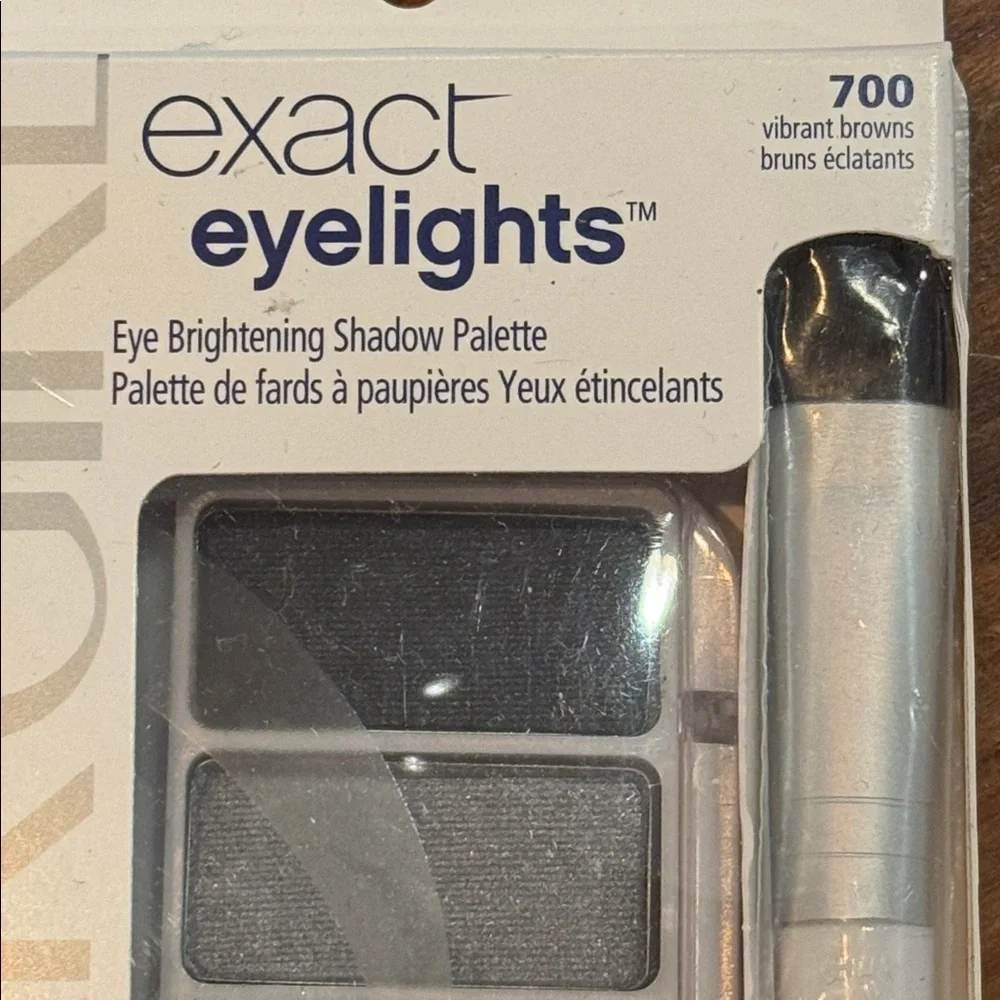 NIP Covergirl Exact Eyelights 700 Vibrant Browns 4 Color Palette With Brush RARE